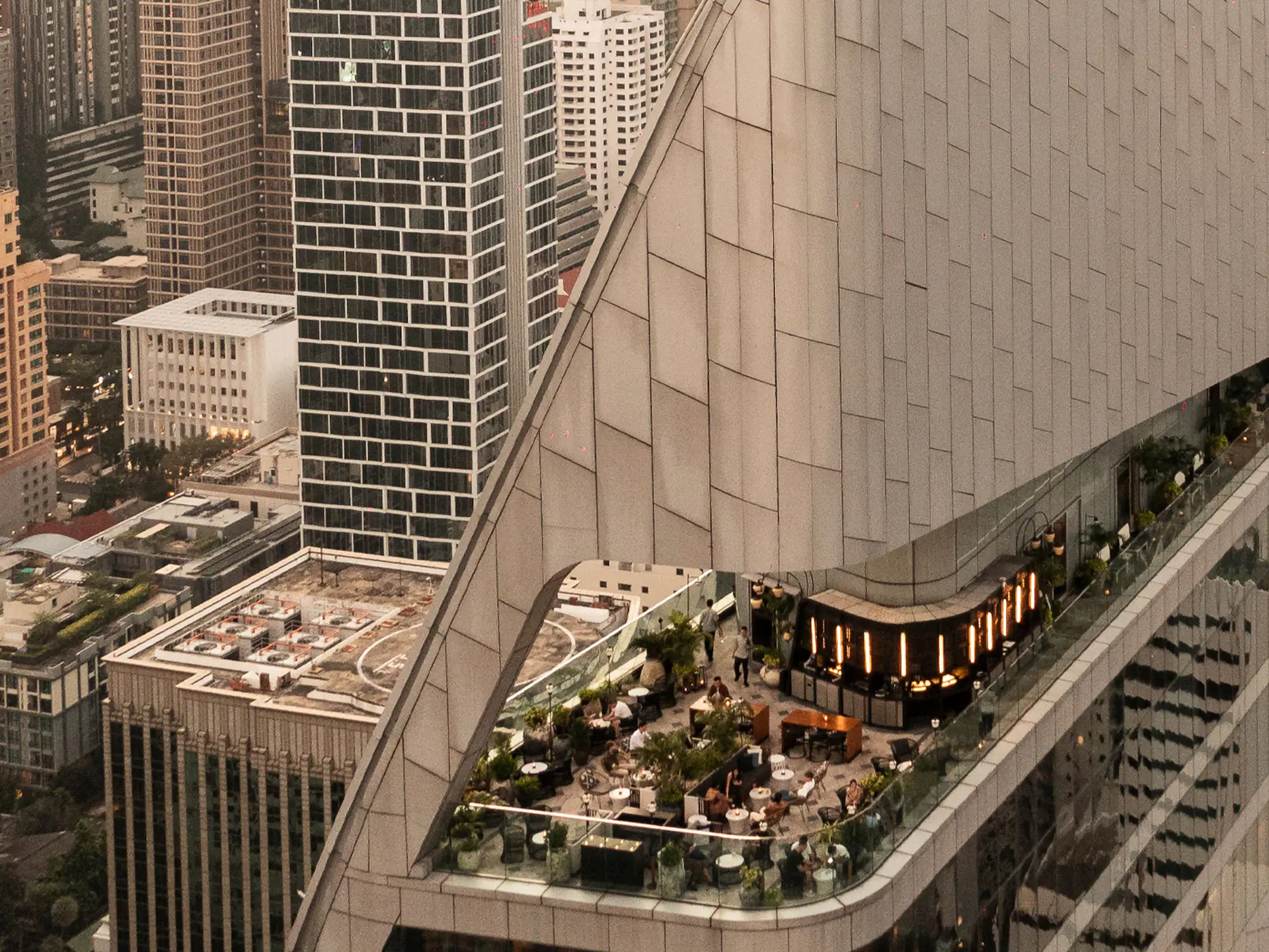 Penthouse Rooftop Bar on level 36 of Park Hyatt Bangkok