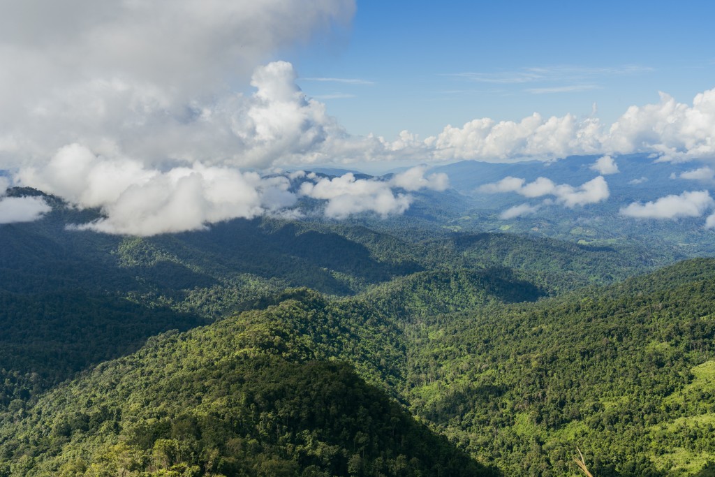 Mountain landscape in Phu Soi Dao National Park