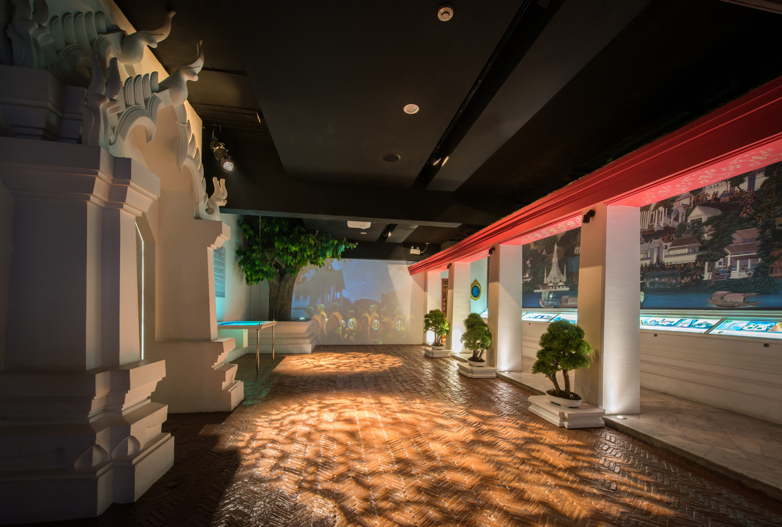 Cultural display inside Nitas Rattanakosin