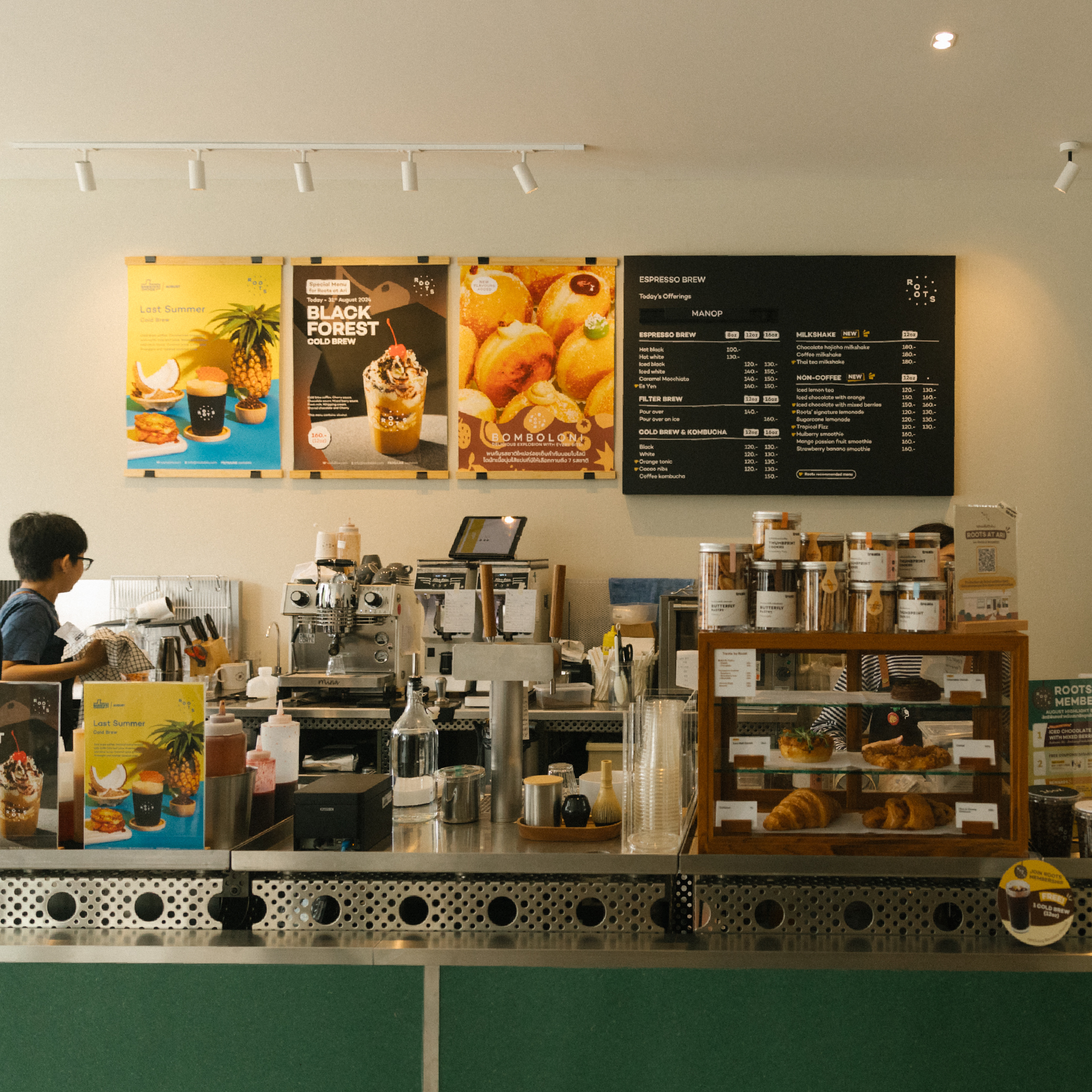 Roots Coffee branch in Ari Bangkok