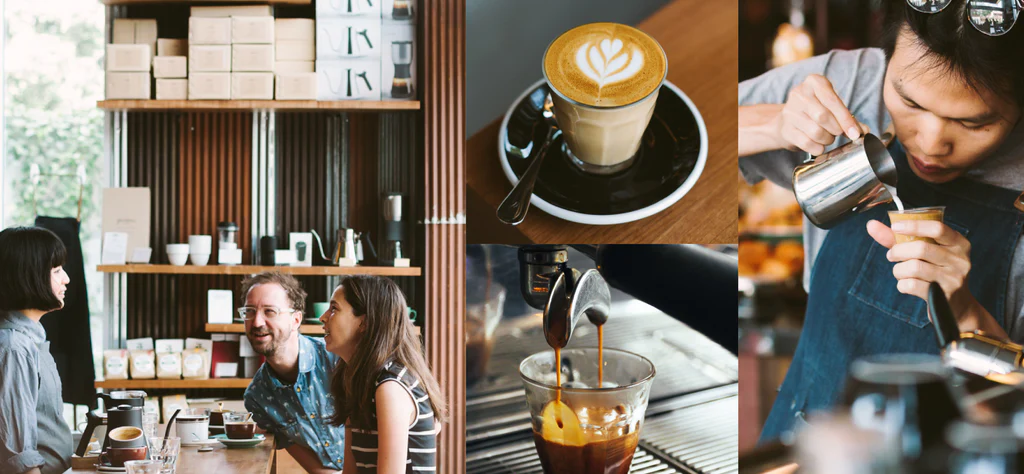 Coffee and bar service at Roots Bangkok