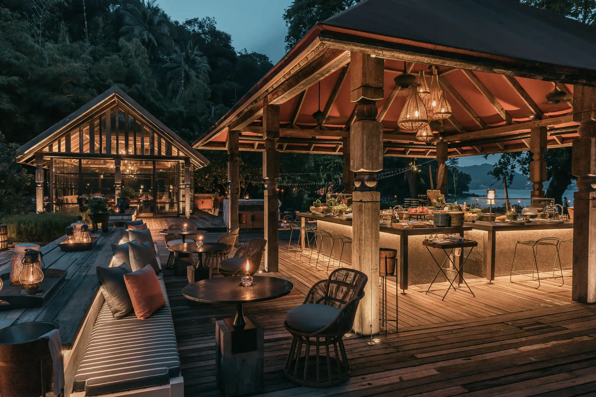 Rustic Ta Khai restaurant at Rosewood Phuket