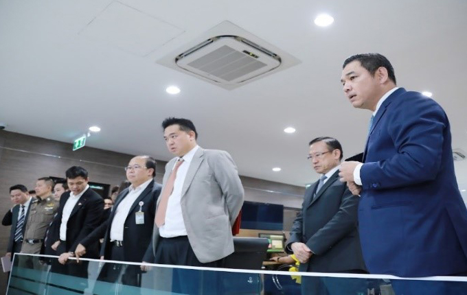 Official briefing at Thailand's AOC 1441 centre