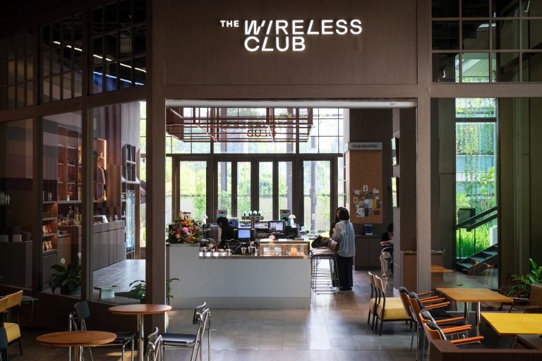 The Wireless Club interior at One Bangkok