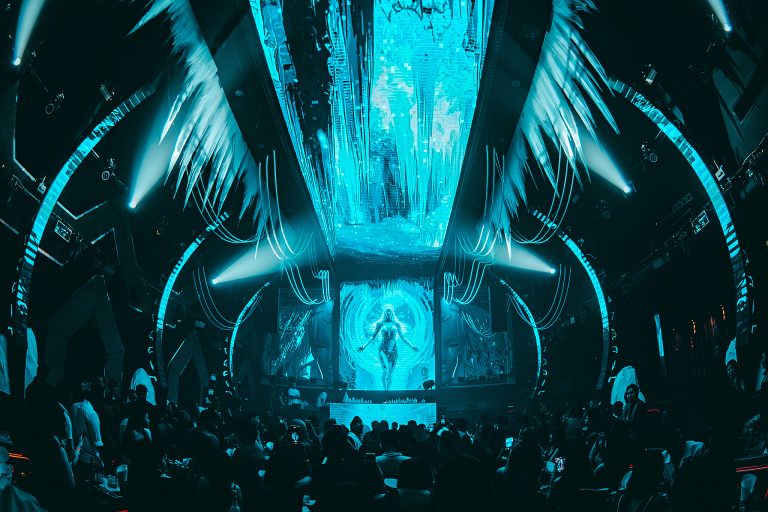 VOID Club Bangkok main stage and lighting
