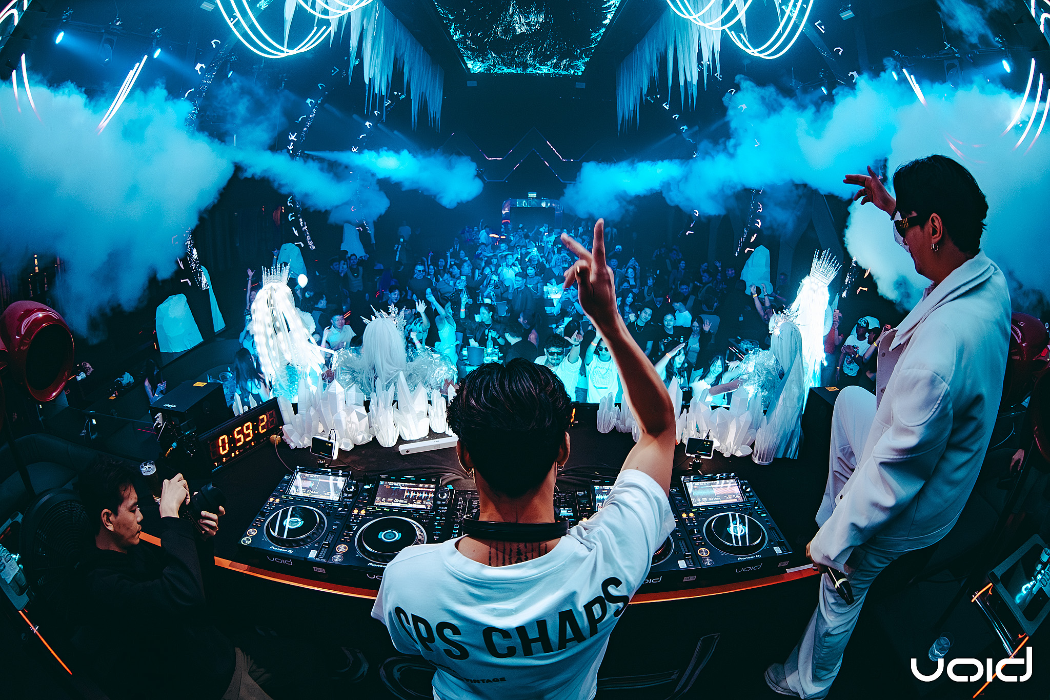 DJ stage at VOID Club Bangkok