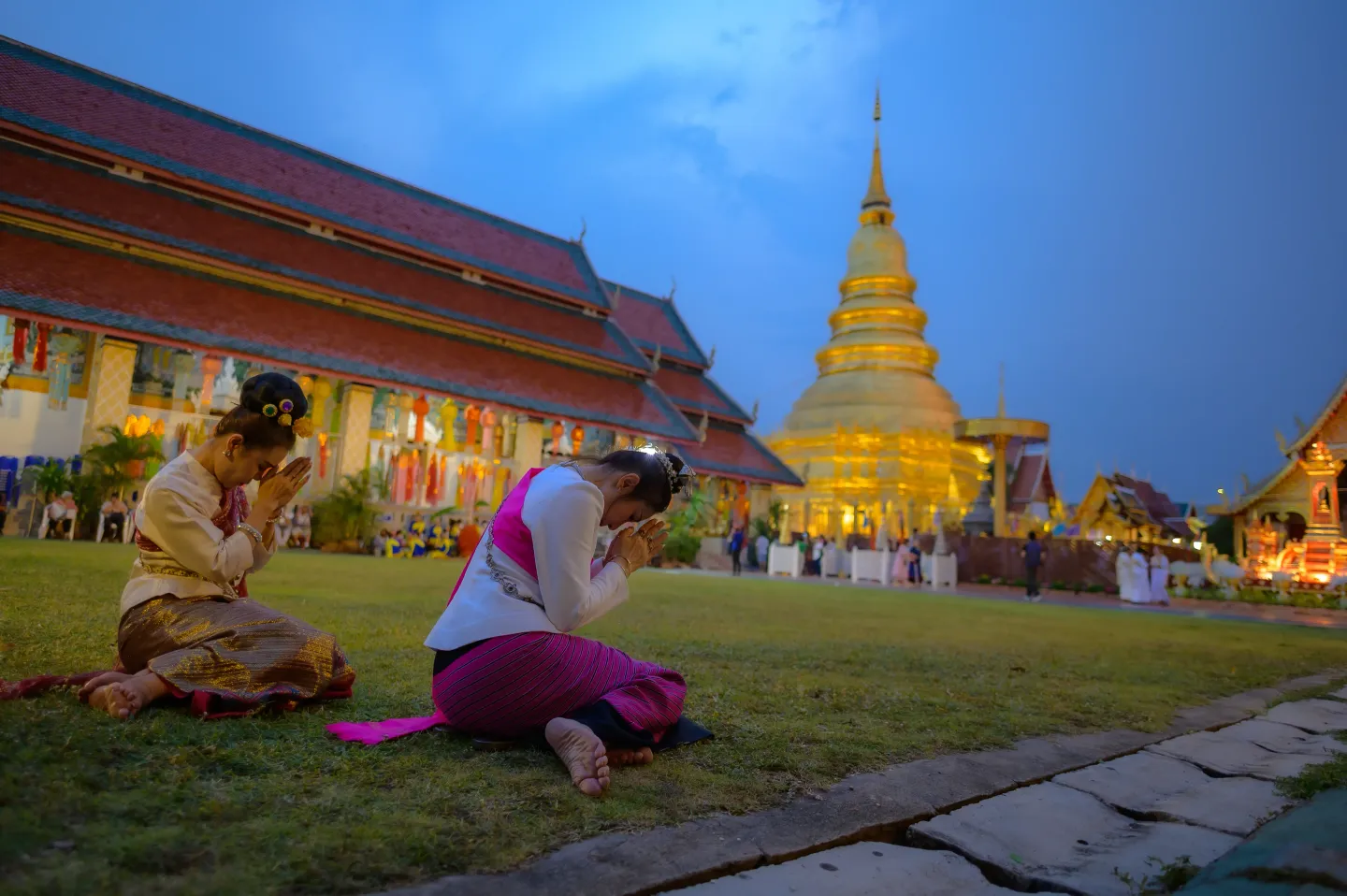Historic structure within Wat Phra That Hariphunchai