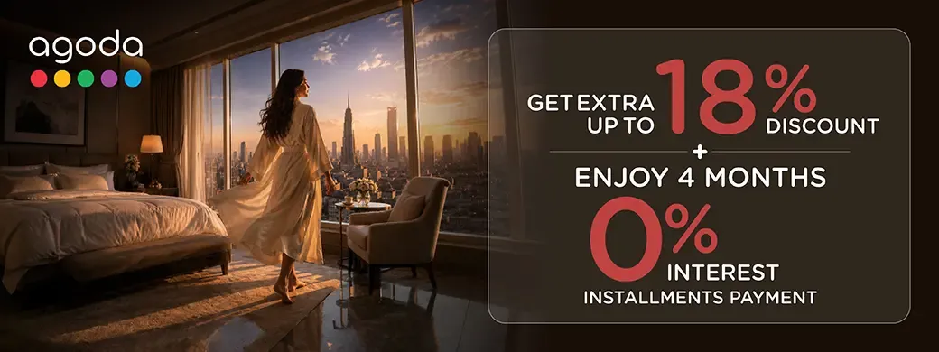 Agoda hotel discount campaign for KTC cardholders