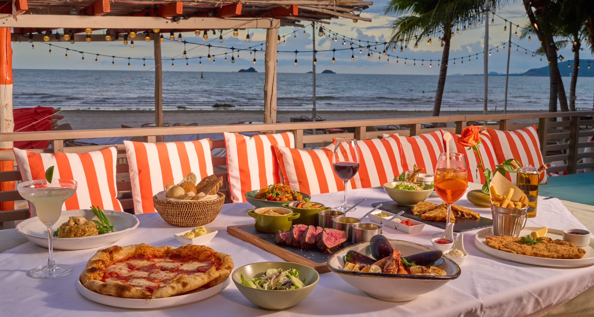 Anantasila Beach Restaurant beside the sea in Hua Hin