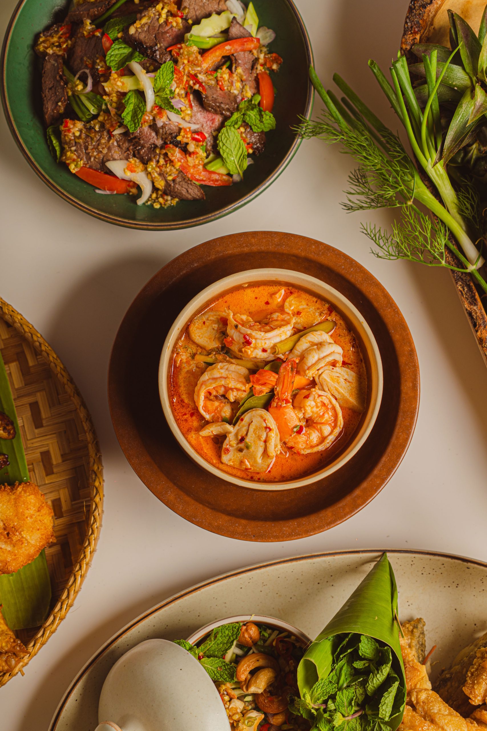 A prepared dish at Anantasila Beach Restaurant