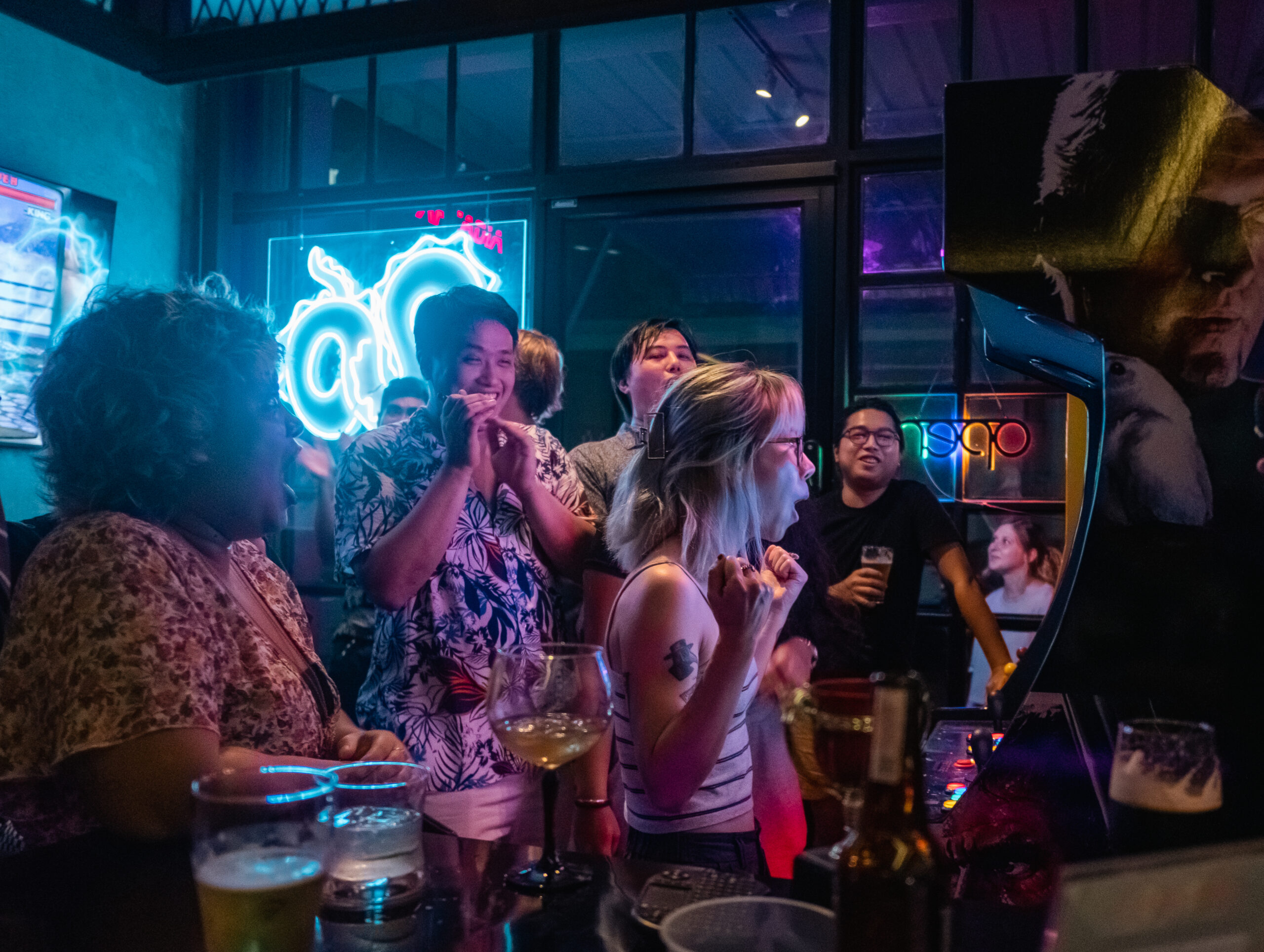Guests at an Arcadia Bangkok game night