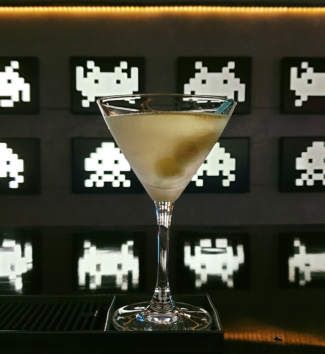 Arcade-inspired cocktail at Arcadia Bangkok