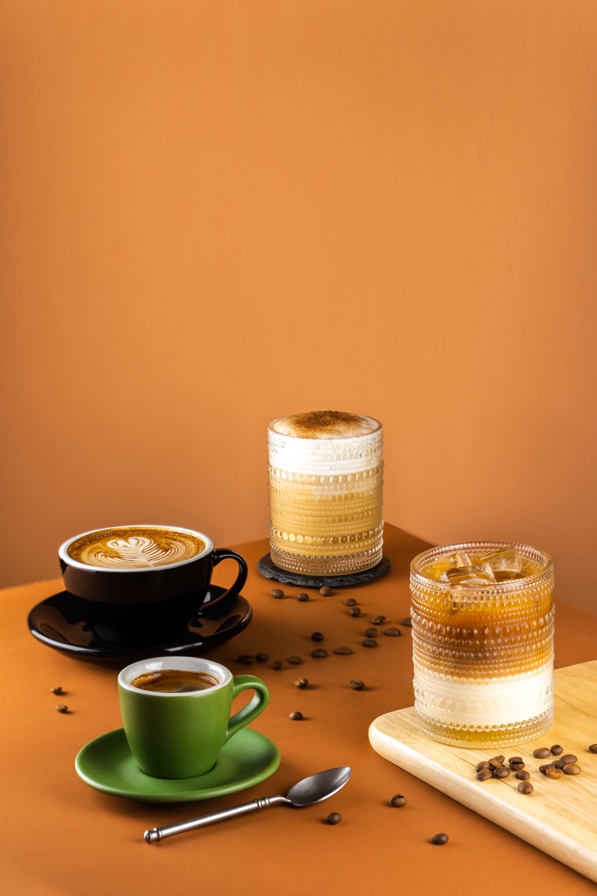 Coffee drinks served at BARTELS Bangkok