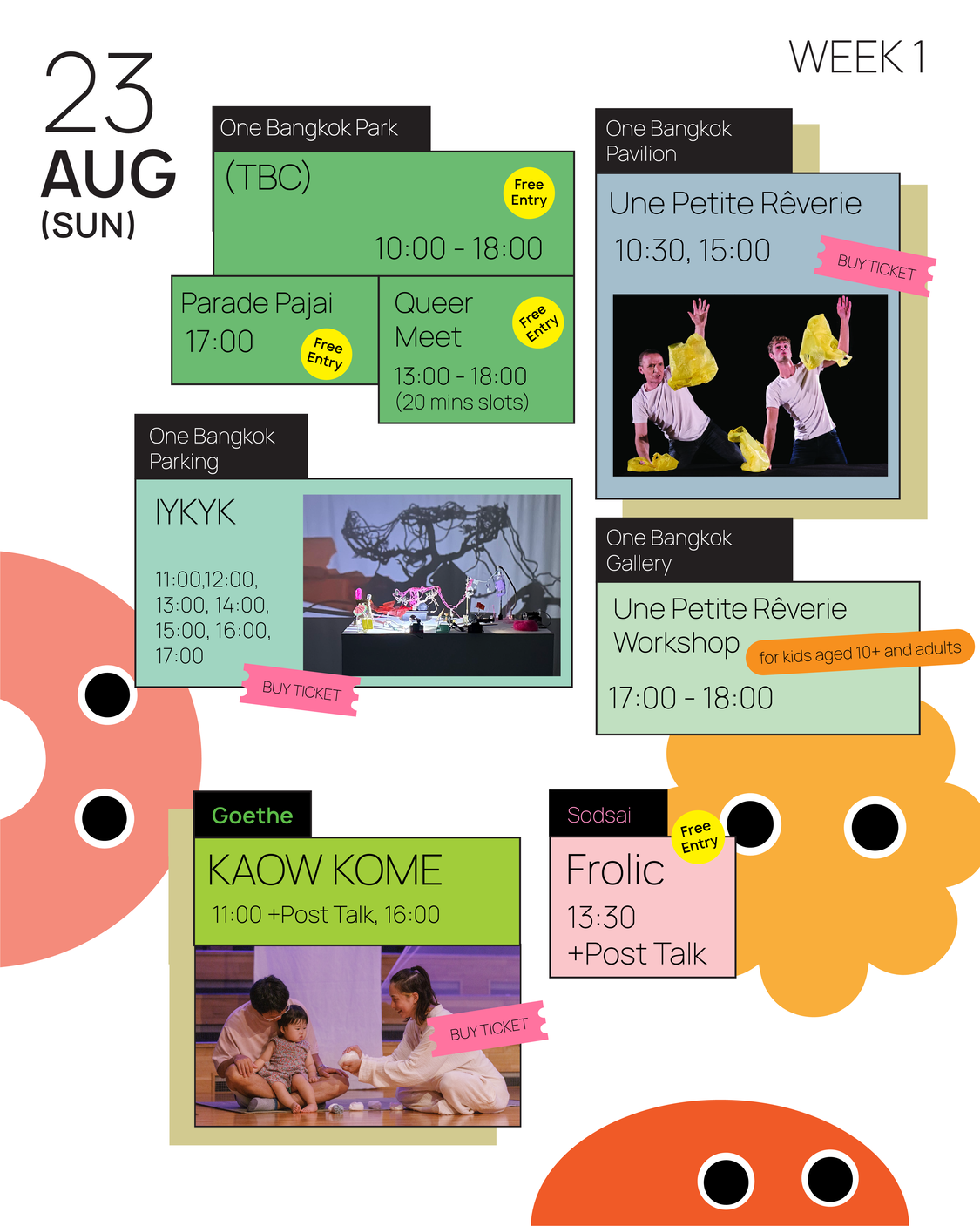 A playful BICT Fest production in Bangkok