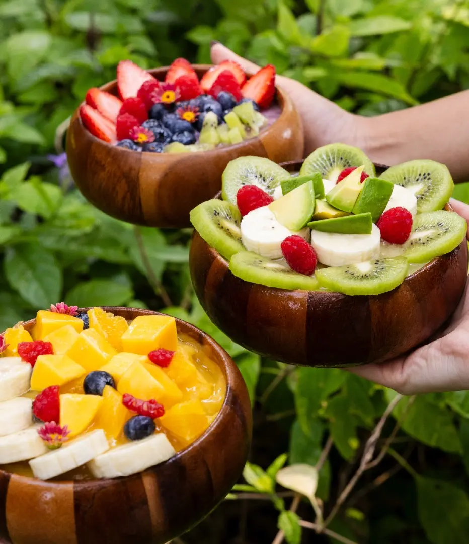 Smoothie bowls served at Chatrium Riverside Lobby Lounge