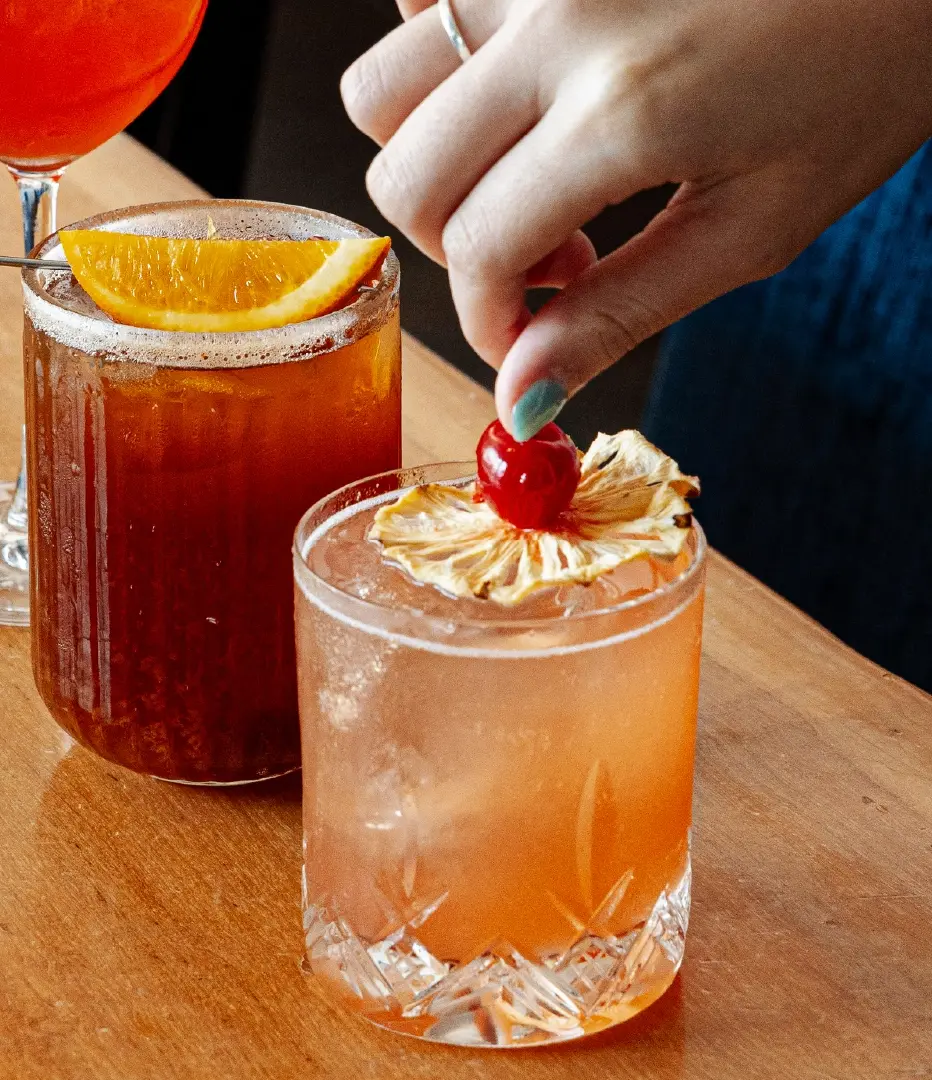 Aperitivo service at Chatrium Riverside Lobby Lounge