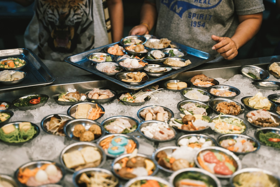 Dim sum breakfast in Chumphon town
