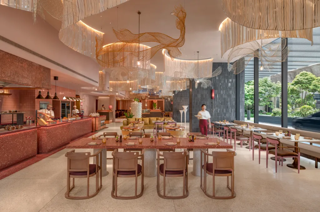 Daytime dining room at Colette in KROMO Bangkok