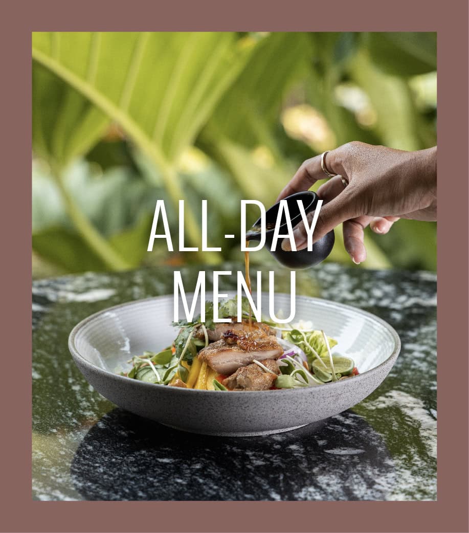 Food served at CRAFT at Kimpton Maa-Lai Bangkok