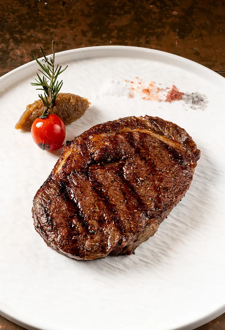 Rib eye cooked at Florae Bangkok