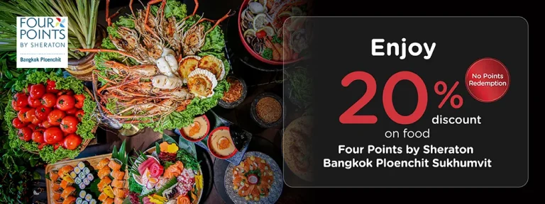 Four Points by Sheraton Bangkok Ploenchit dining promotion