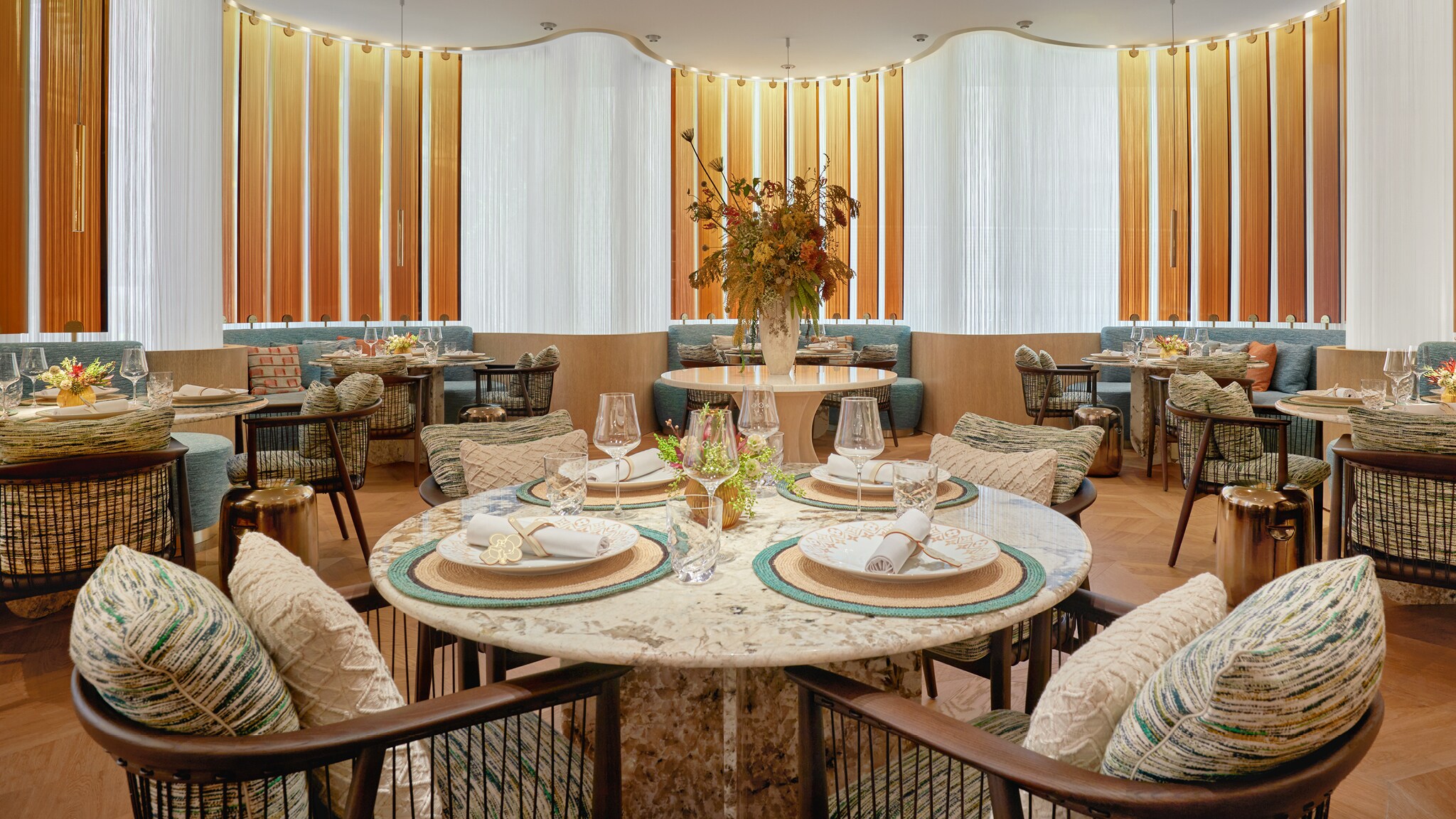Dining room at Gaggan at Louis Vuitton Bangkok