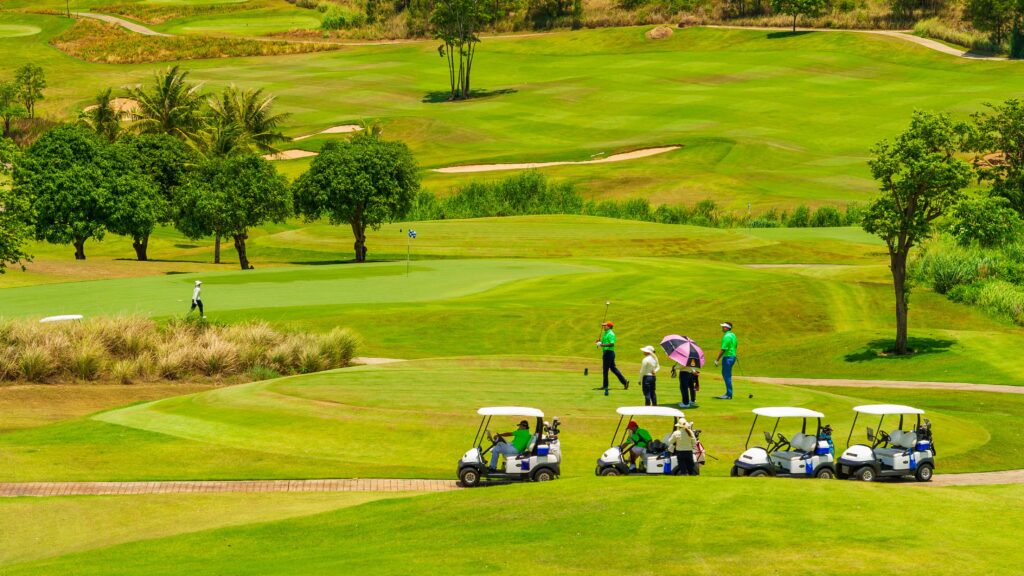 Golf course landscape near Hua Hin