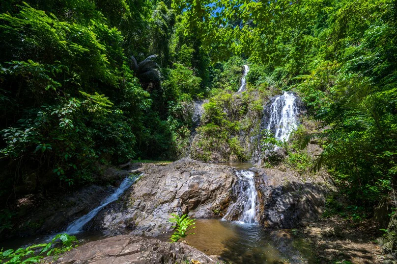 Huai To Waterfall in Khao Phanom Bencha National Park