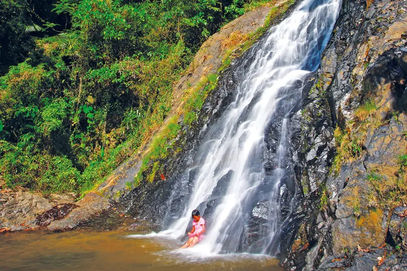 Huai To Waterfall in Khao Phanom Bencha National Park