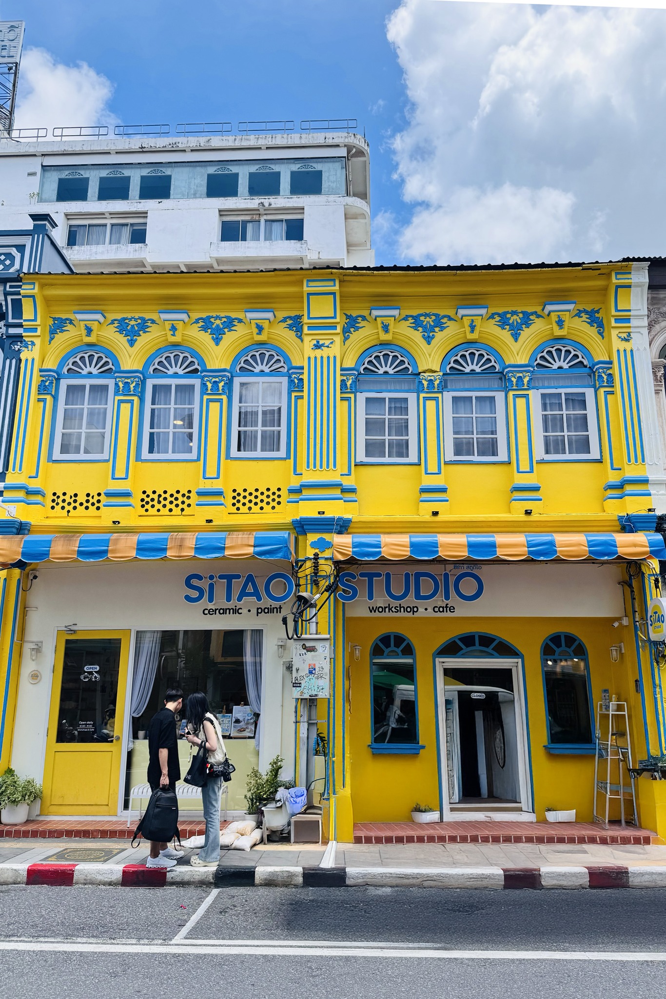 A heritage building in Phuket Old Town