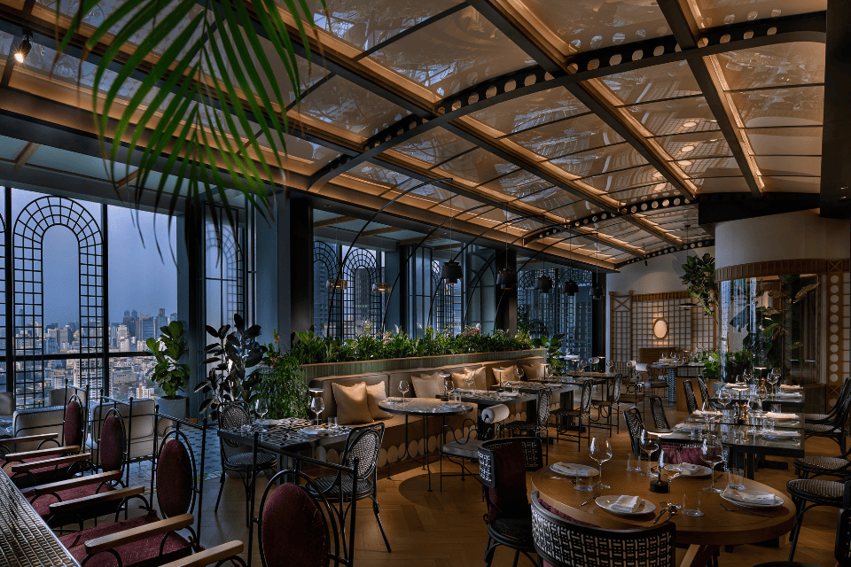 Iris and Wild Iris restaurant and bar at SO Bangkok
