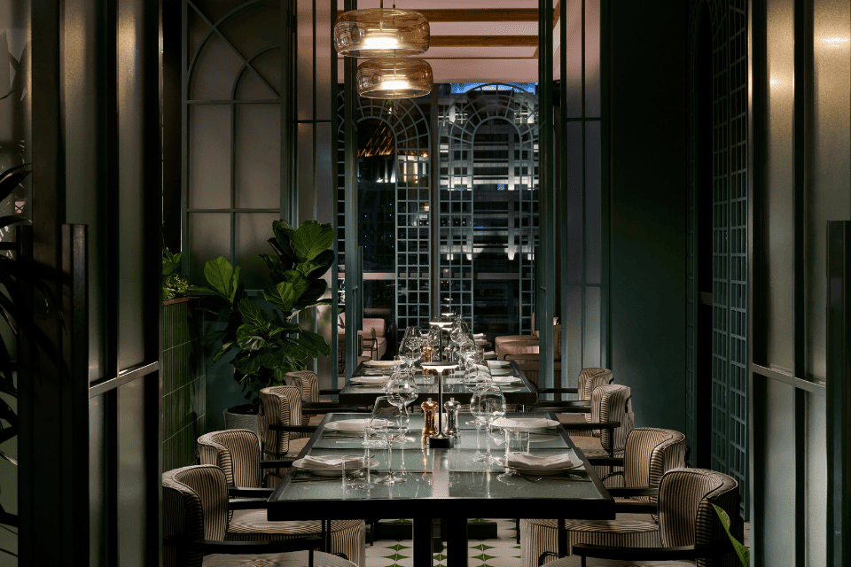Iris and Wild Iris restaurant and bar at SO Bangkok