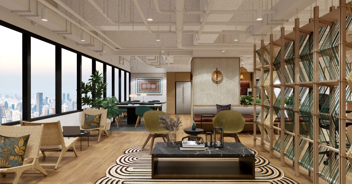 Coworking area at JustCo Jubilee Prestige Tower