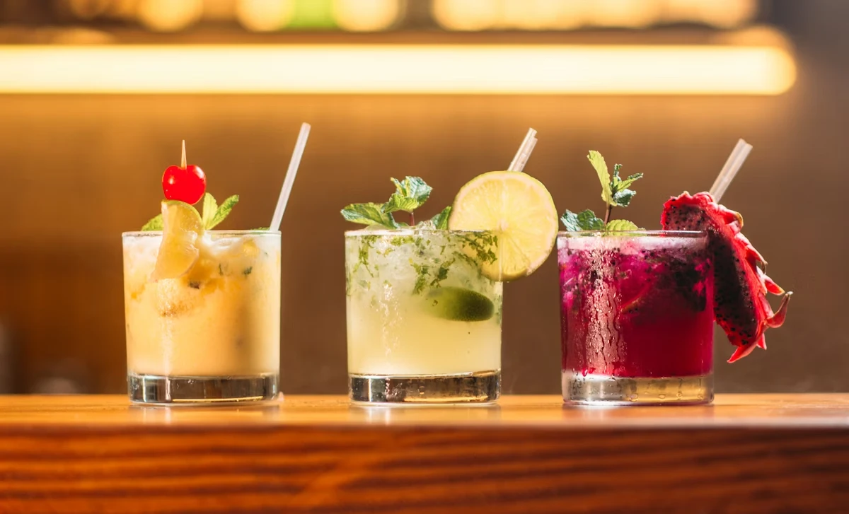 Cocktail served at Juxtabar Bangkok