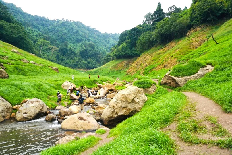 Green valley at Khao Chong Lom in Nakhon Nayok