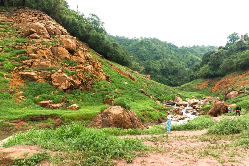 Longtail boat route from Khun Dan Prakarn Chon Dam to Khao Chong Lom
