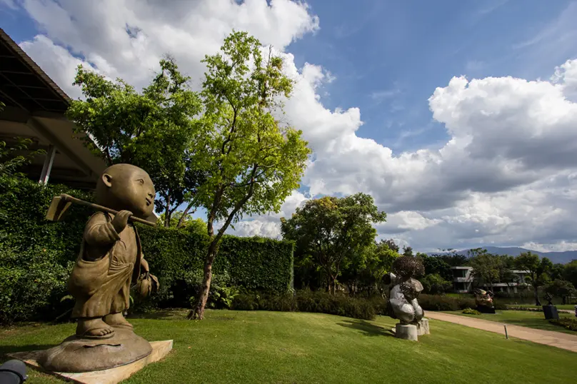 Contemporary artwork displayed at Khao Yai Art Museum
