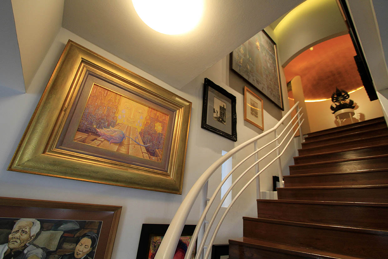 Thai artwork displayed at Kunawong House Museum