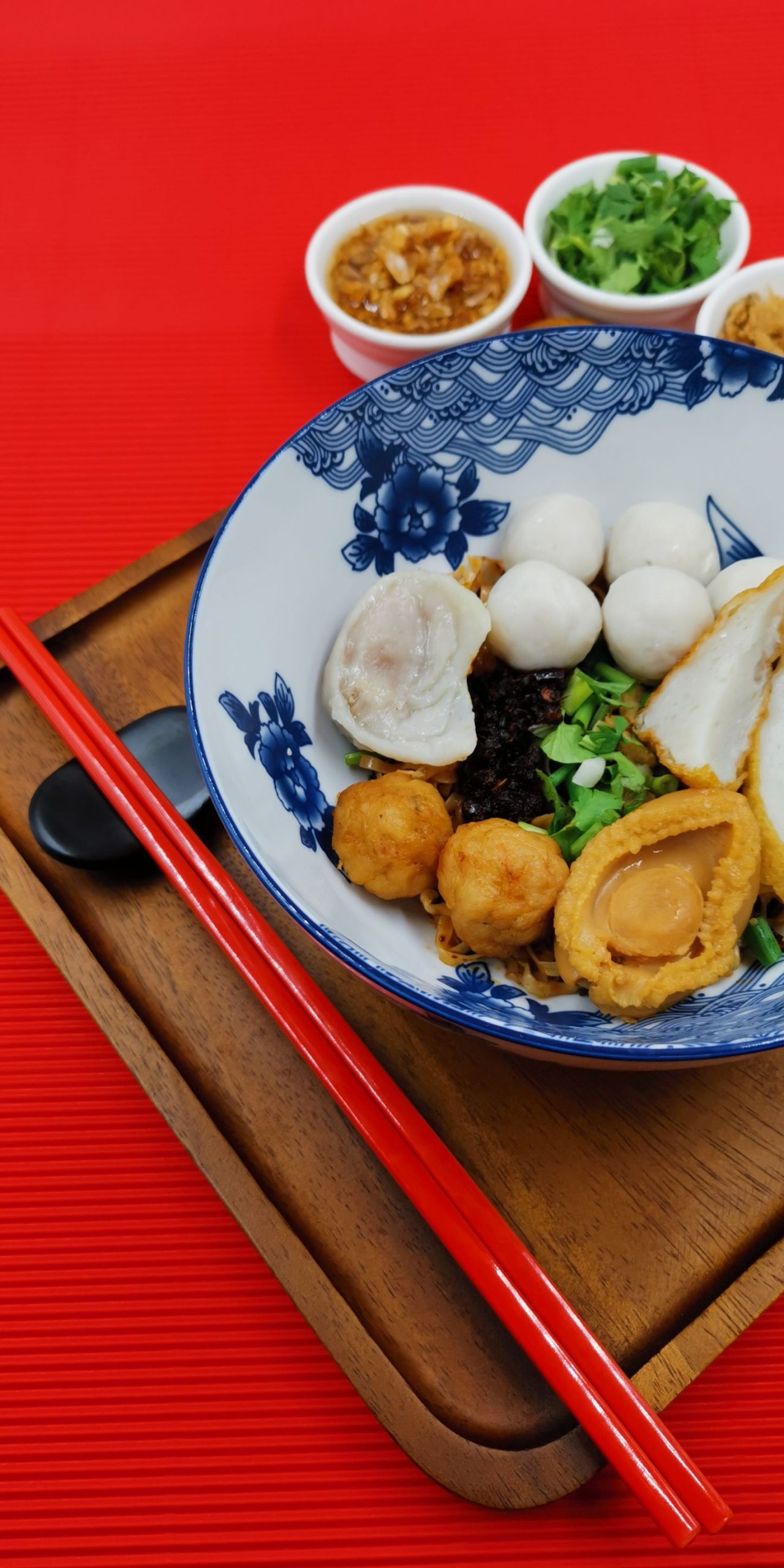 Noodle dishes served by Lim Lao Ngow