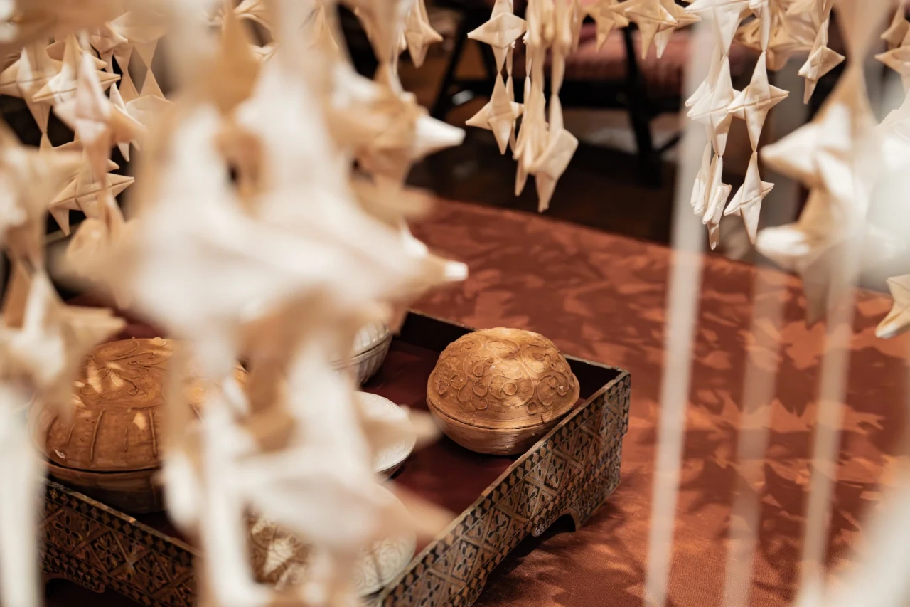 Installation view of Living in an Elastic Time at Jim Thompson Art Center