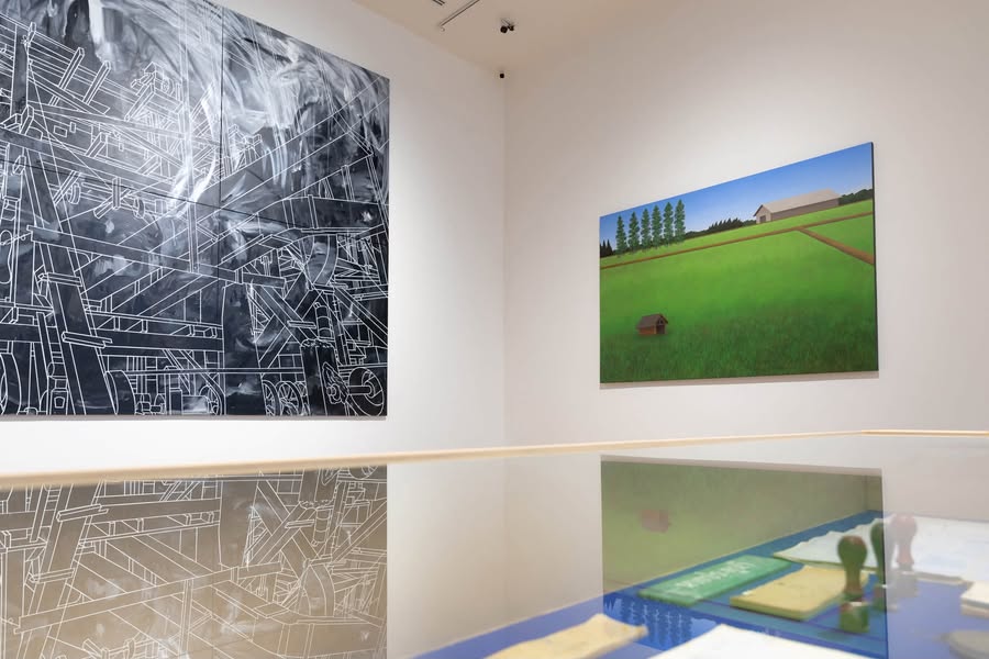 Gallery installation in Local Myths 2 at BACC