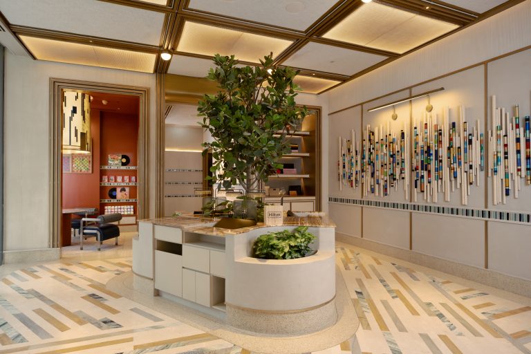 Lobby setting beside Luso cafe at Canopy Bangkok Sukhumvit