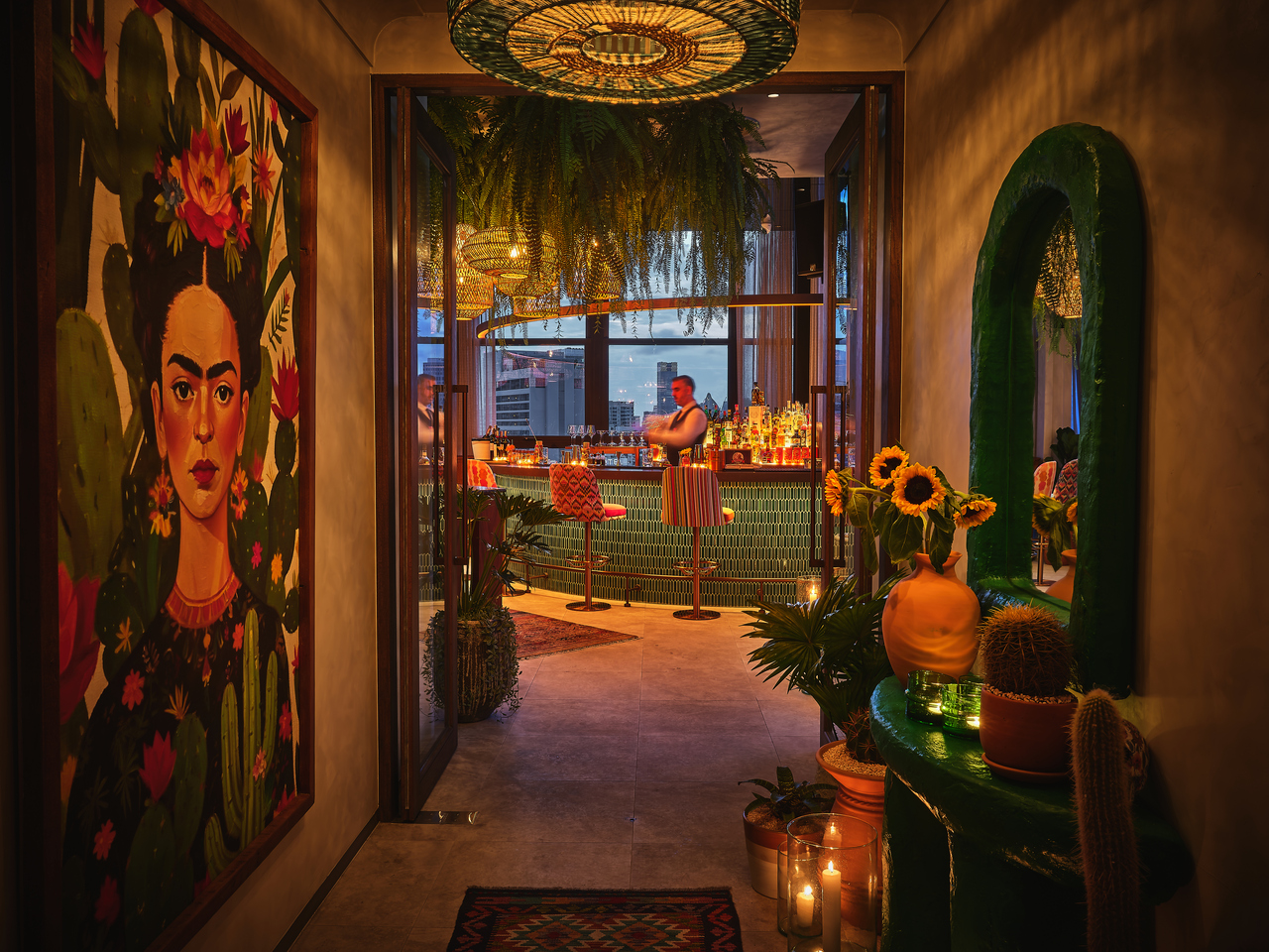 Lucero indoor lounge at Madura Rooftop Bangkok