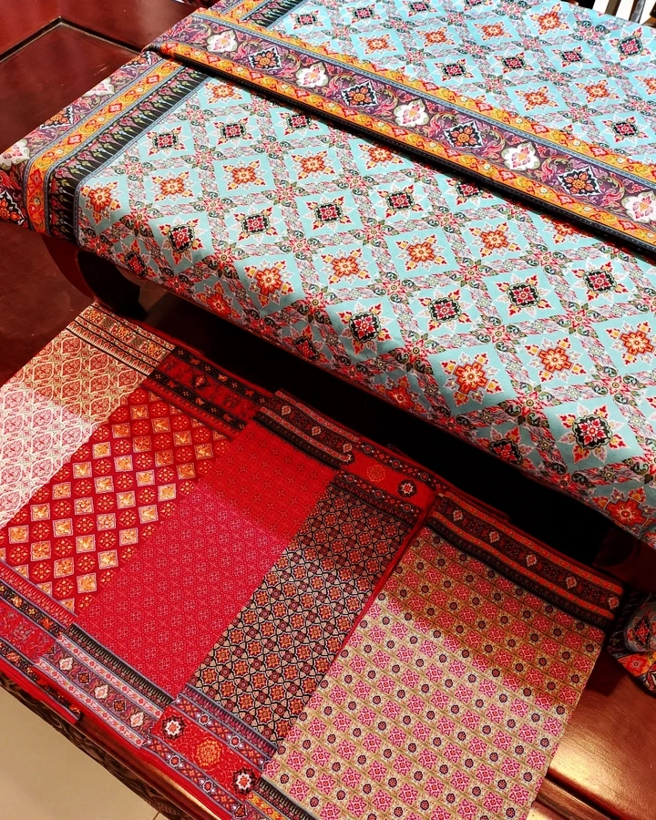 Thai silk and textiles sold at The Old Siam Plaza