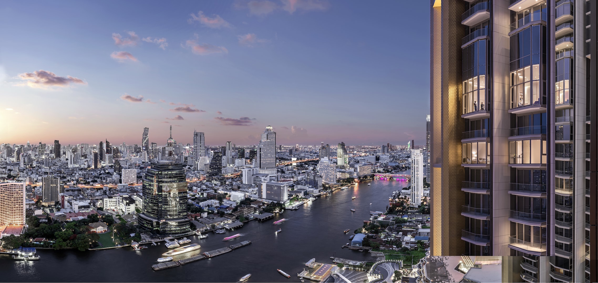 The Residences at Mandarin Oriental Bangkok beside the Chao Phraya River