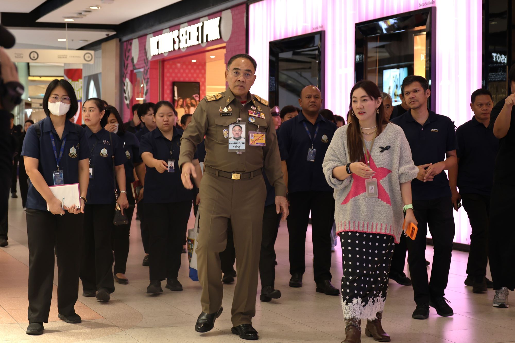 Royal Project and centralWorld teams reviewing the venue for Royal Project 57