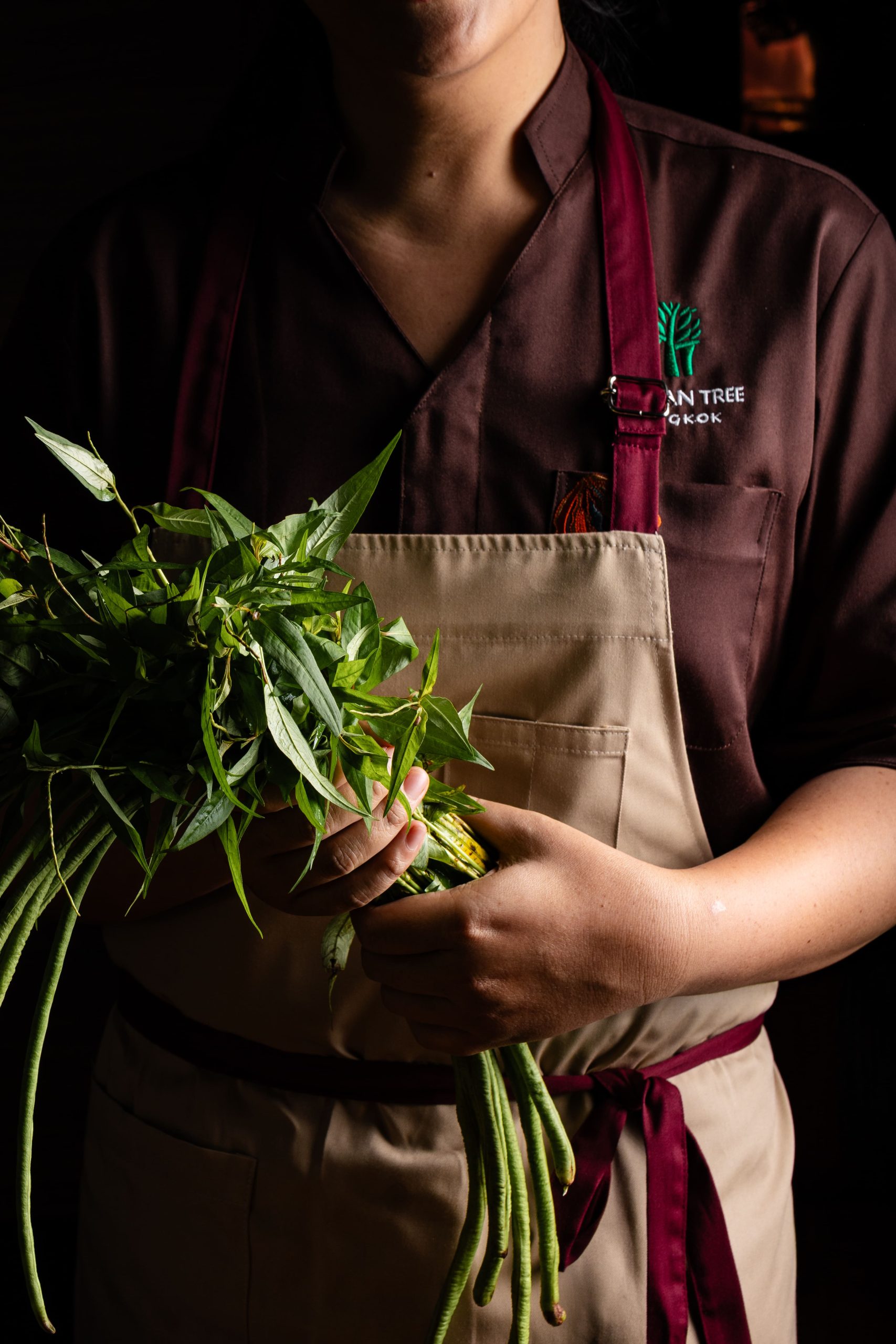 Thai vegetables used at Saffron Grill