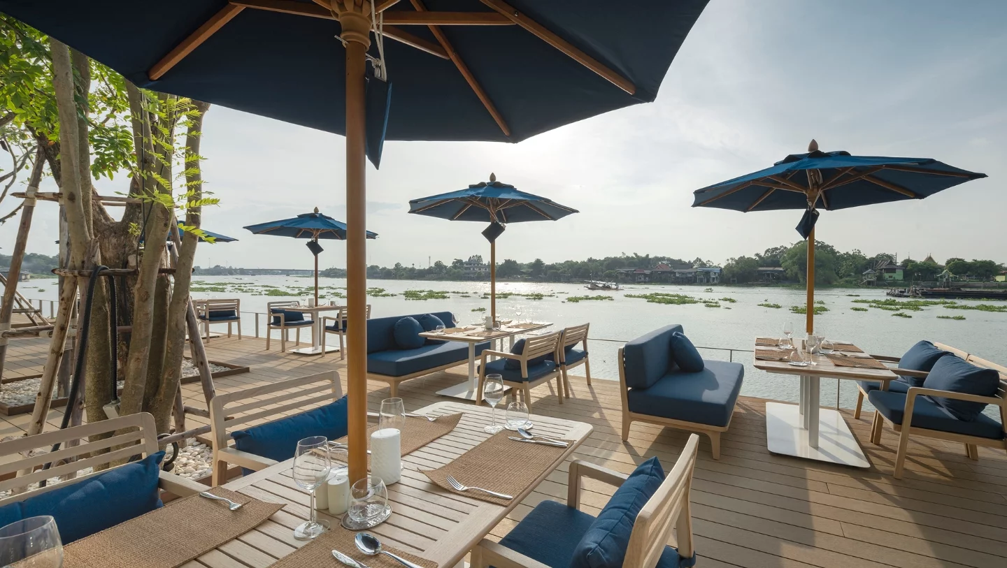 Riverside dining at SALA Bang Pa-In Eatery and Bar