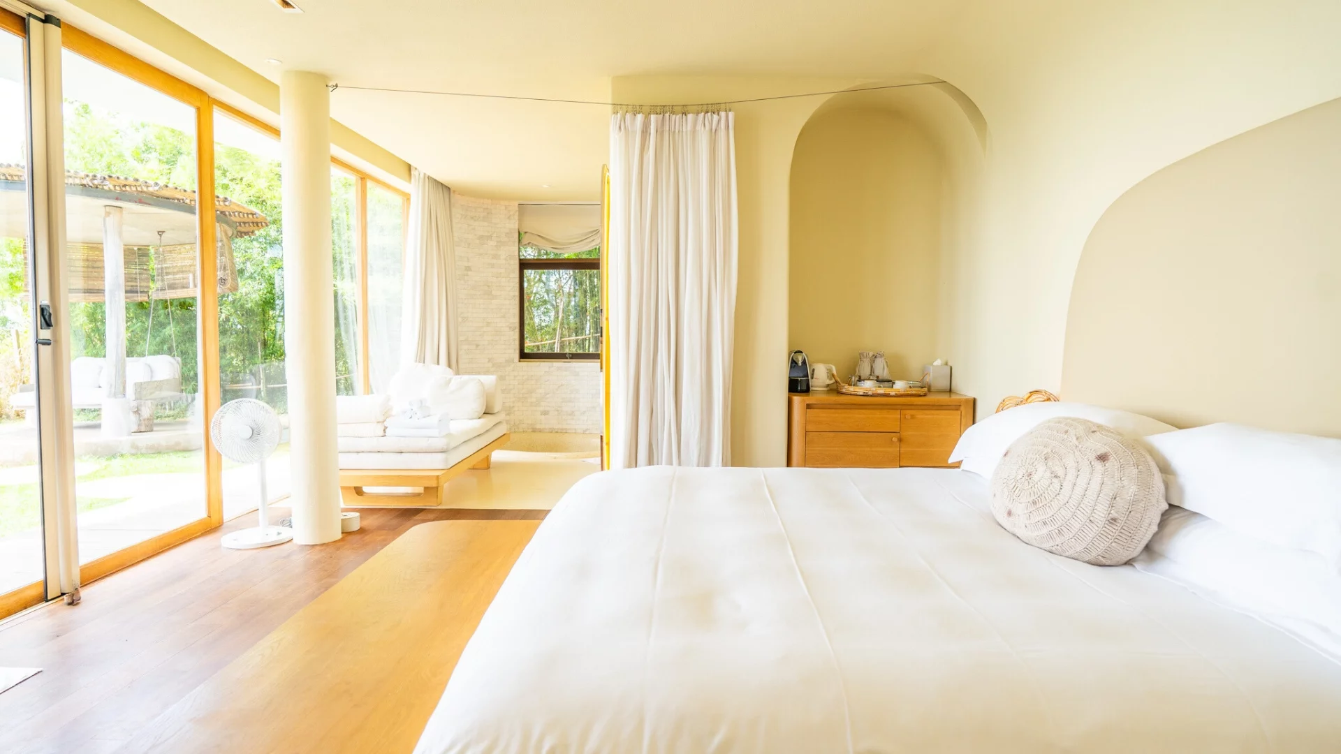 Bedroom inside the sala khaoyai pool villa