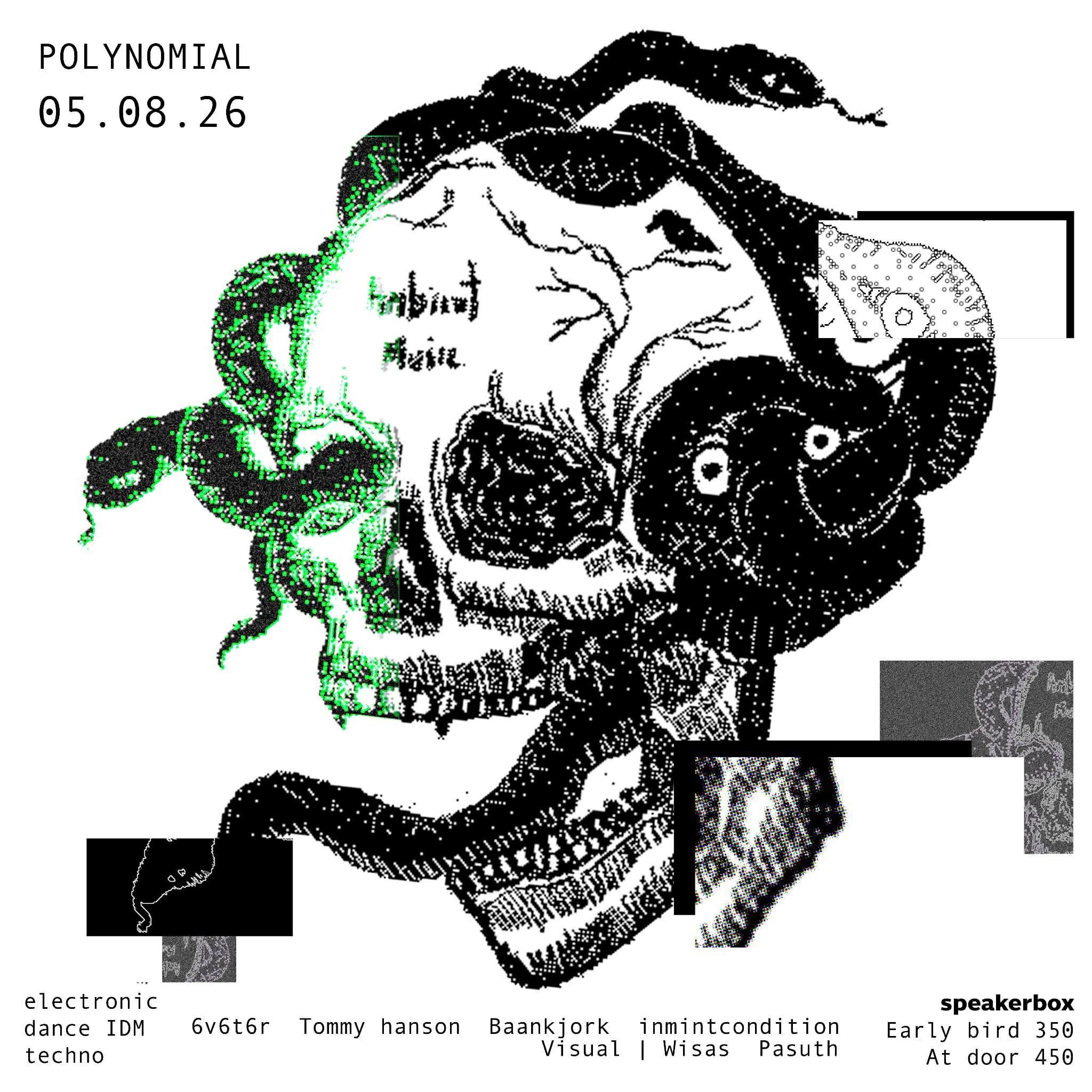 POLYNOMIAL event poster at Speakerbox Bangkok
